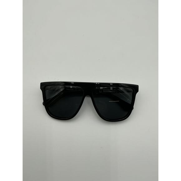 Gucci Rectangular 'Frame' Black Acetate Flat Top Sunglasses Size OS - Picture 6 of 6